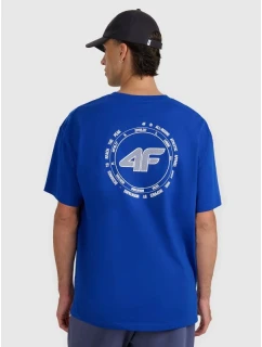 Pánské tričko oversize s potiskem 4F 4FWAW25TTSHM2403-36S