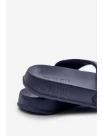 Lehké Pánské Pantofle S Logem Big Star OO174031 Tmavě Modré