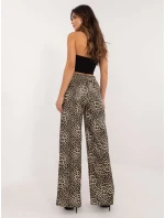 Kalhoty LK SP 509799.38 černé a béžové Kalhoty LK SP 509799.38 černé a béžové