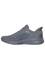 Pánská sportovní obuv Skechers BOBS SQUAD CHAOS SOLID STEP 118312 DKGY