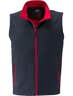 Daiber JN 1128 Pánská 2-vrstvá promo softshellová vesta 02.1128 iron grey/red Daiber JN 1128 Pánská 2-vrstvá promo softshellová vesta 02.1128 iron grey/red