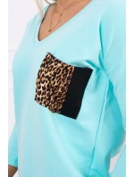 Mátová sada s leopardím potiskem Mátová sada s leopardím potiskem