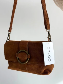 Kožená Semišová Malá Taška Camel Jessel