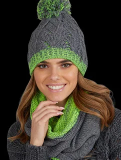 Dámská čepice K.15.13.06S-2 šedá - Kamea