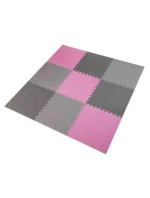 Multipack One Fitness puzzle podložka MP10 růžovo-šedá 9 dílků 10 mm