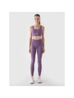 Podprsenka na jógu a pilates s nízkou výztuží 4F 4FWAW24USBAF144-50S