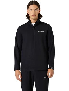 Mikina fleecová pánská Champion Half Zip Top černá 220446 KK001