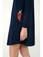 Vamp - Vánoční noční košile s potiskem skotského teriéra 21512 - Vamp Vamp - Vánoční noční košile s potiskem skotského teriéra 21512 - Vamp