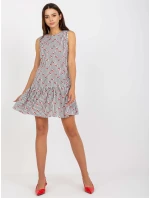 Šaty LK SK 506962.35P bílá a černá