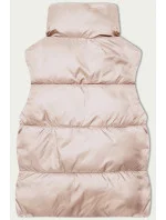 Perleťově růžovo-panteří oboustranná krátká vesta S'West (B8346-51)