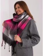 Šála AT SZ 2313501.97 černo-růžová Šála AT SZ 2313501.97 černo-růžová