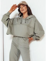 Dámská tepláková souprava BISTAN olivová FashionStreet AY1016