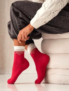 Milena Unique Snowflake ponožky 0071-007 Poloviční froté 35-41