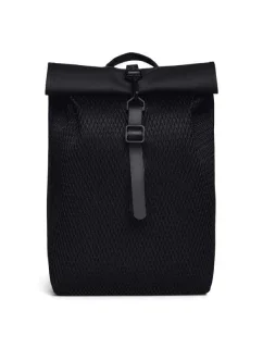 Rains Rolltop Rusksack Mesh Mini Black W3 13350 01 Batoh
