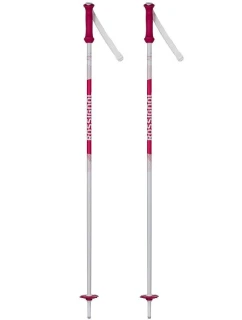 Lyžařské hole ROSSIGNOL ELECTRA JR Pink - bílá/růžová
