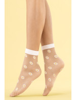 Punčochové ponožky Daisy 20 den poudre - Fiore