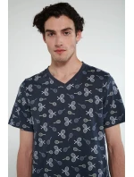 Vamp - Noční košile s krátkými rukávy 20643 - Vamp