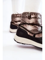 Dámské sněhule Memory Foam Big Star KK274275 Stříbrná a černá Dámské sněhule Memory Foam Big Star KK274275 Stříbrná a černá