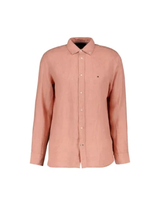 Tommy Hilfiger Košile z pigmentově barveného lnu M MW0MW23147 Tommy Hilfiger Košile z pigmentově barveného lnu M MW0MW23147