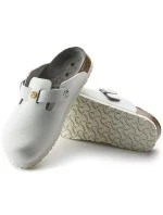 Birkenstock dámské žabky Boston ESD white natural leather medical narrow (0061378) dámské Birkenstock dámské žabky Boston ESD white natural leather medical narrow (0061378) dámské