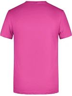Daiber 8008 Pánské tričko z bio bavlny 02.8008 pink
