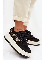 Dámské tenisky na platformě černé Florinda