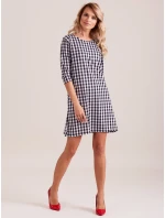 Šaty EN SK 4335.08 černá a bílá Šaty EN SK 4335.08 černá a bílá