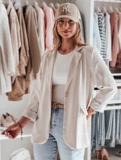 Dámské oversize sako RESIDAL světle béžové FashionStreet PY0122