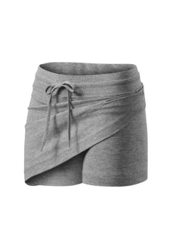 Dámská sukně Dva v jednom (tmavě šedá melanž)