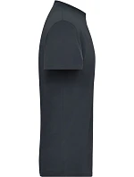 Daiber JN 1802 Pánské pracovní tričko z bio bavlny - Solid 02.1802 carbon