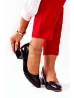 Lakované lodičky Lewski 3118 Černé Lakované lodičky Lewski 3118 Černé