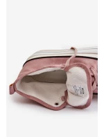 Zateplené Dámské Tenisky Na Platformě Eko Kůže Big Star OO274068 Růžové