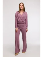 B292 Zavinovací mikina s předním dílem - heather