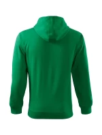 Trendy Zipper mikina pánská středně zelená