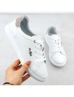 Filippo bílá kožená sportovní polobotka DP6738