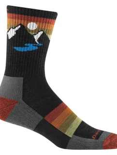 Darn Tough Sunset Ridge Micro Crew Lehké turistické ponožky 6111-N-7009 Forest