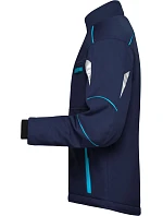 Daiber JN 853 Pracovní zimní softshellová bunda - Color 02.0853 navy/turquoise Daiber JN 853 Pracovní zimní softshellová bunda - Color 02.0853 navy/turquoise