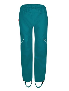 Trollkids Kids Lofoten Rain Pants teal (374-326) nepromokavé kalhoty pro chlapce/dívky