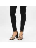 Dámské vestavěné ažurové sandály béžové Sabatina