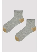 PONOŽKY S LUREXOVÝM VZOREM SB028