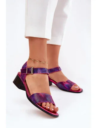 Sandály na podpatku model 213022 Step in style Sandály na podpatku model 213022 Step in style