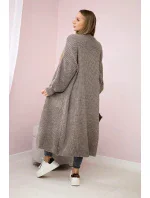 Svetr dlouhý kardigan fango Svetr dlouhý kardigan fango