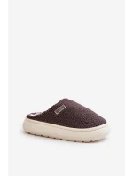 Zateplené Pantofle Na Silné Podešvi Big Star MM274134 Tmavě Šedé