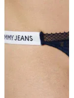 Dámská tanga HIGH LEG THONG UW0UW05160 C1G tm. modré - Tommy Hilfiger Dámská tanga HIGH LEG THONG UW0UW05160 C1G tm. modré - Tommy Hilfiger