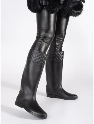 Pohodlné gumáky dámské černé Pohodlné gumáky dámské černé