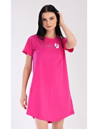 Dámská noční košile s krátkým rukávem I love you Dámská noční košile s krátkým rukávem I love you