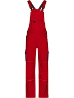 Daiber JN 848 (62) Pracovní kalhoty s laclem - Color 02.848X red/navy Daiber JN 848 (62) Pracovní kalhoty s laclem - Color 02.848X red/navy