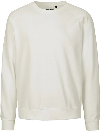 Neutral O 63001 Unisex raglánová mikina z bio bavlny 77.6301 nature