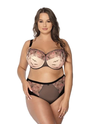 Polovyztužená dámská podprsenka Giorgia BS 1182 černá - Gaia