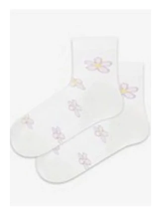 TENKÉ PONOŽKY BARVA 2-6 LET DÍVKY BÍLÁ 21-23 TENKÉ PONOŽKY BARVA 2-6 LET DÍVKY BÍLÁ 21-23